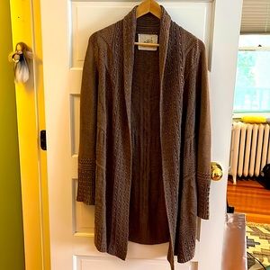 Anthropologie brown/mocha cardigan